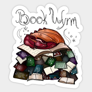 Book Wyrm Sticker